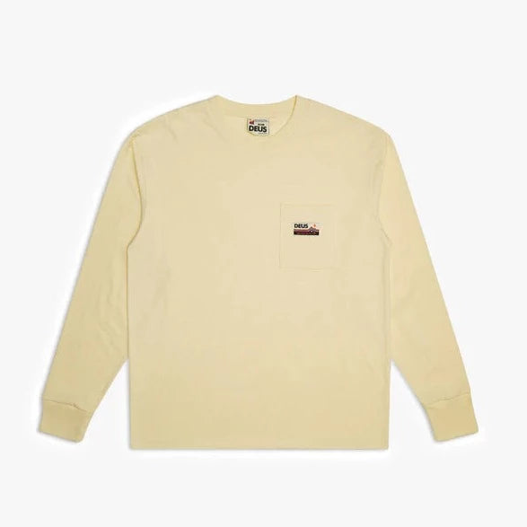 Deus Ex Machina Tango LS T-Shirt - Bone White