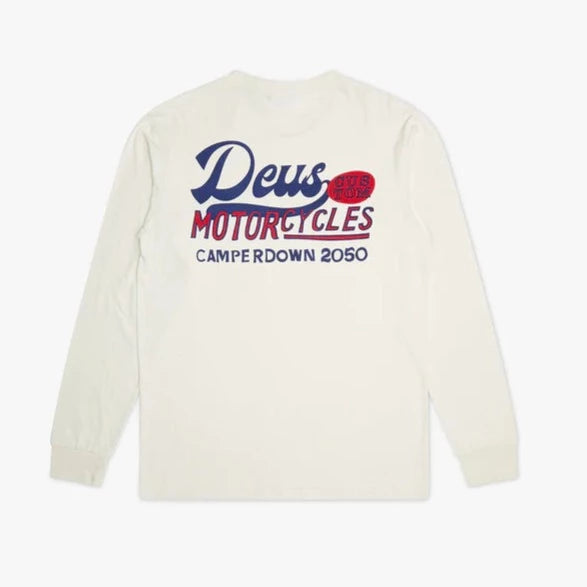 Deus Ex Machina Marigold LS T-Shirt - Vintage White