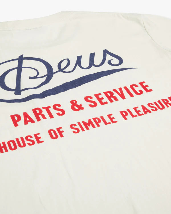 Deus Ex Machina Sparks T-Shirt - Dirty White