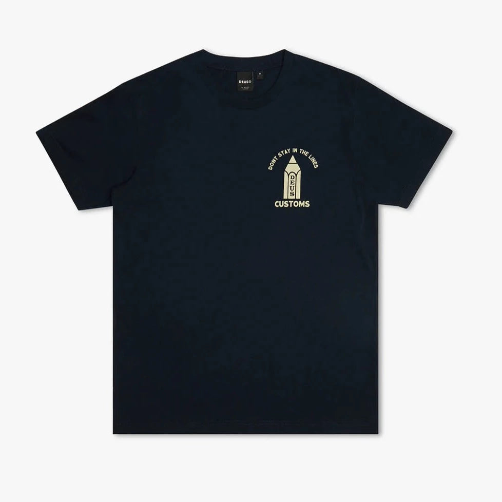 Deus Ex Machina Canyons T-Shirt - Navy