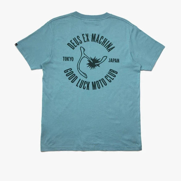 Deus Ex Machina Good Luck T-Shirt - Smoke Blue