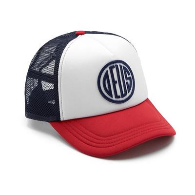 Deus Ex Machina Pill Trucker - Red / Navy