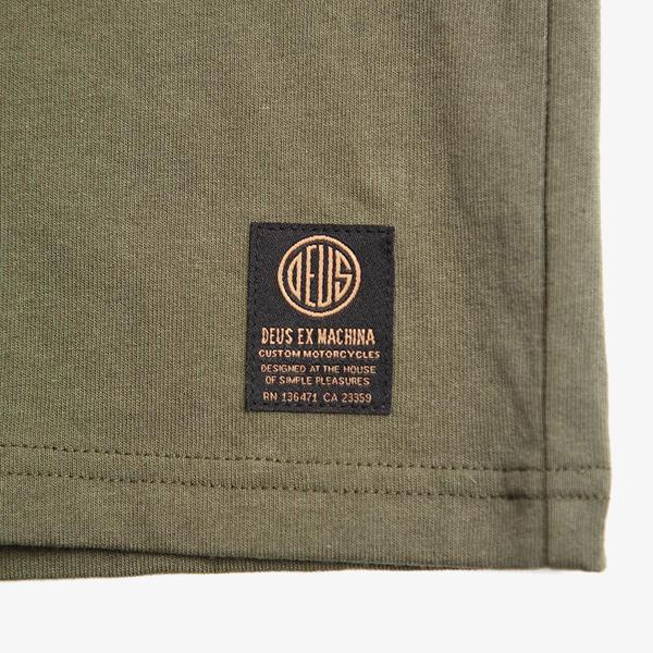 Deus Ex Machina Plain Military T-Shirt - Clover