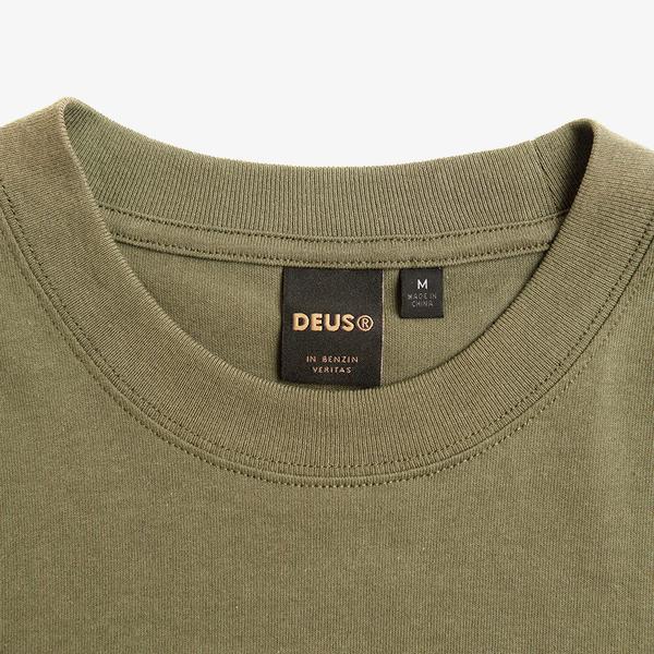 Deus Ex Machina Plain Military T-Shirt - Clover