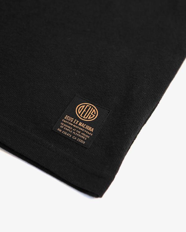 Deus Ex Machina Plain Military T-Shirt - Black