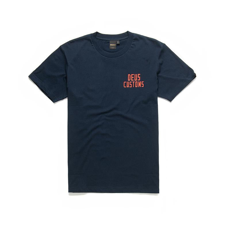 Deus Ex Machina Buffalo T-Shirt - Midnight Blue