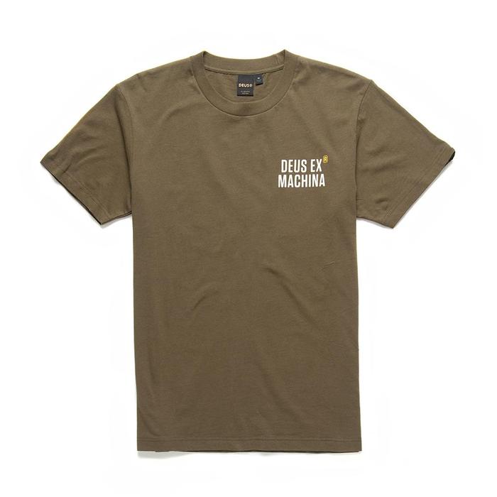 Deus Ex Machina Panorama T-Shirt - Dark Olive