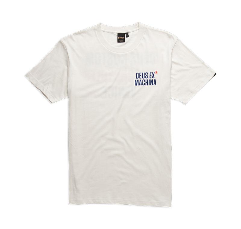 Deus Ex Machina Panorama T-Shirt - Vintage White