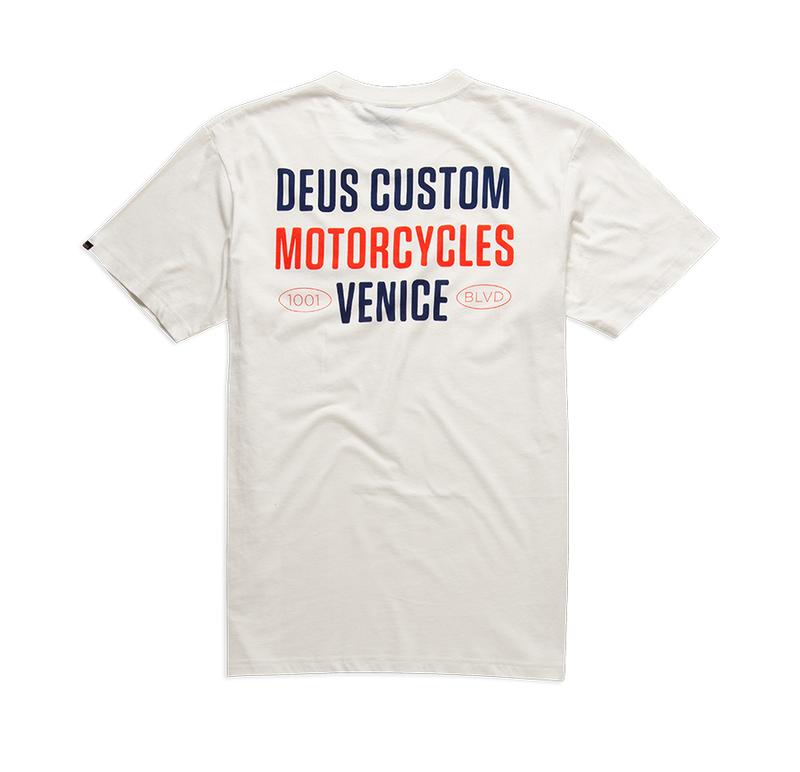 Deus Ex Machina Panorama T-Shirt - Vintage White