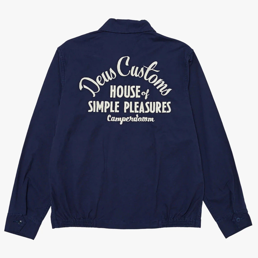 Deus Ex Machina Gulf Drizzler Jacket - Work Blue