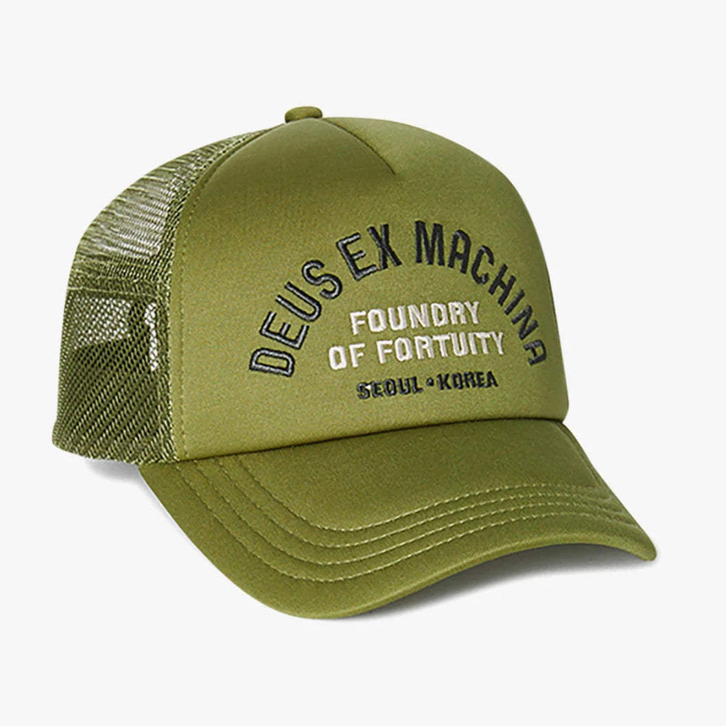 Deus Ex Machina Fortuity Trucker - Olive Green