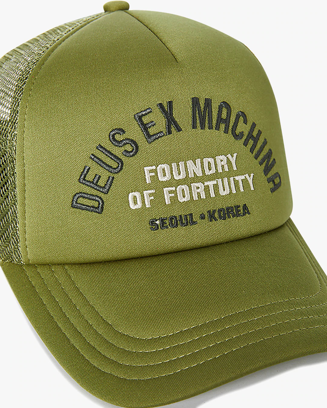 Deus Ex Machina Fortuity Trucker - Olive Green