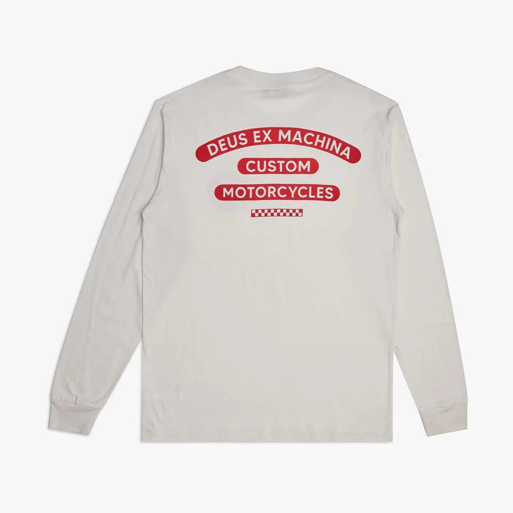 Deus Ingenue LS T-Shirt - Vintage White