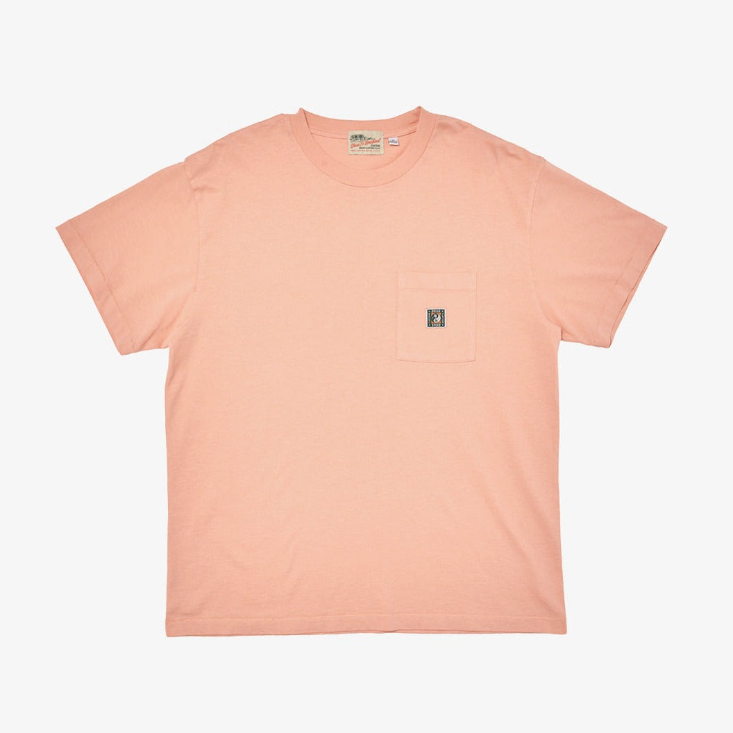 Deus Ex Machina Canyon Pocket T-Shirt - Coral Pink