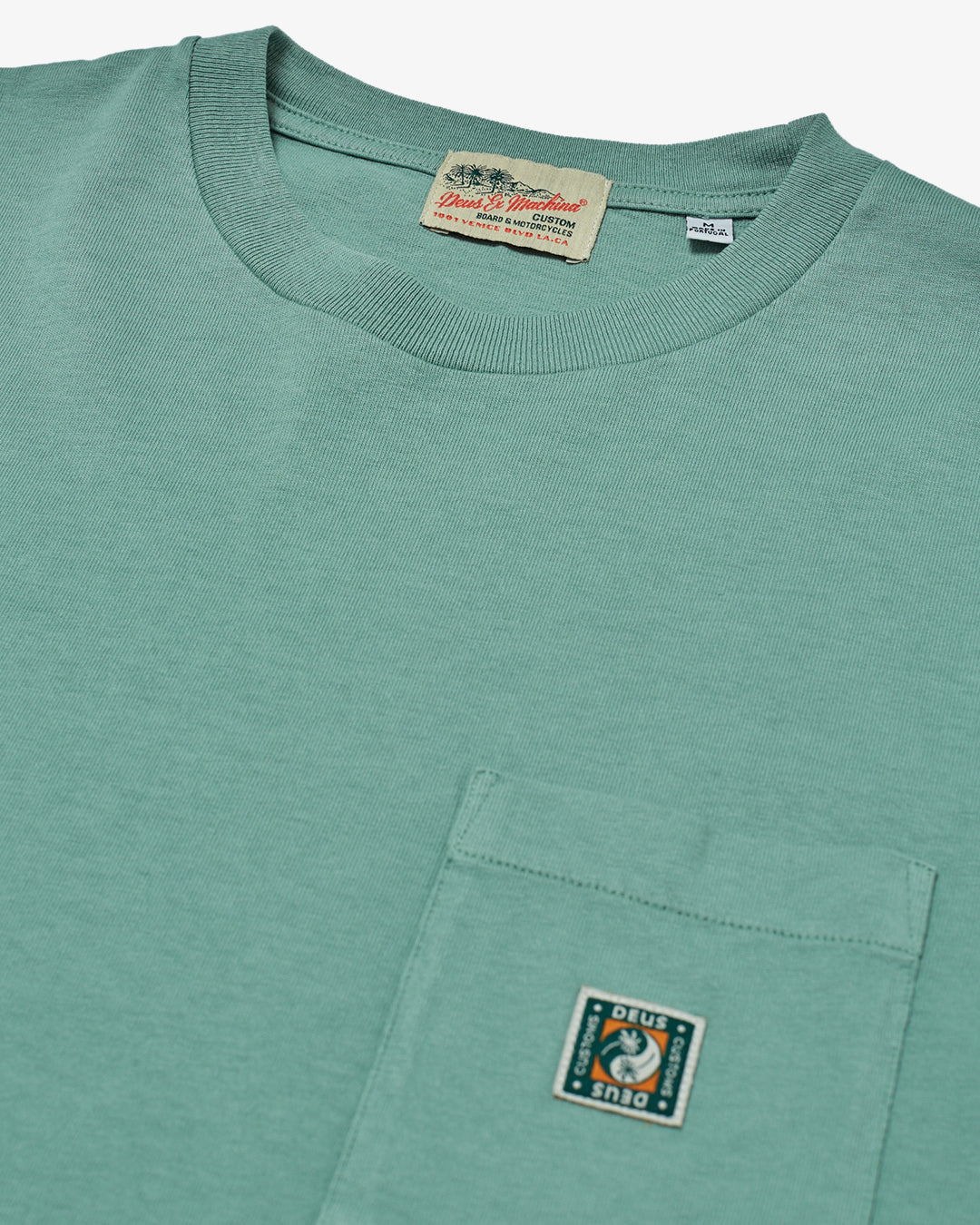 Deus Ex Machina Canyon Pocket T-Shirt - Sea Foam