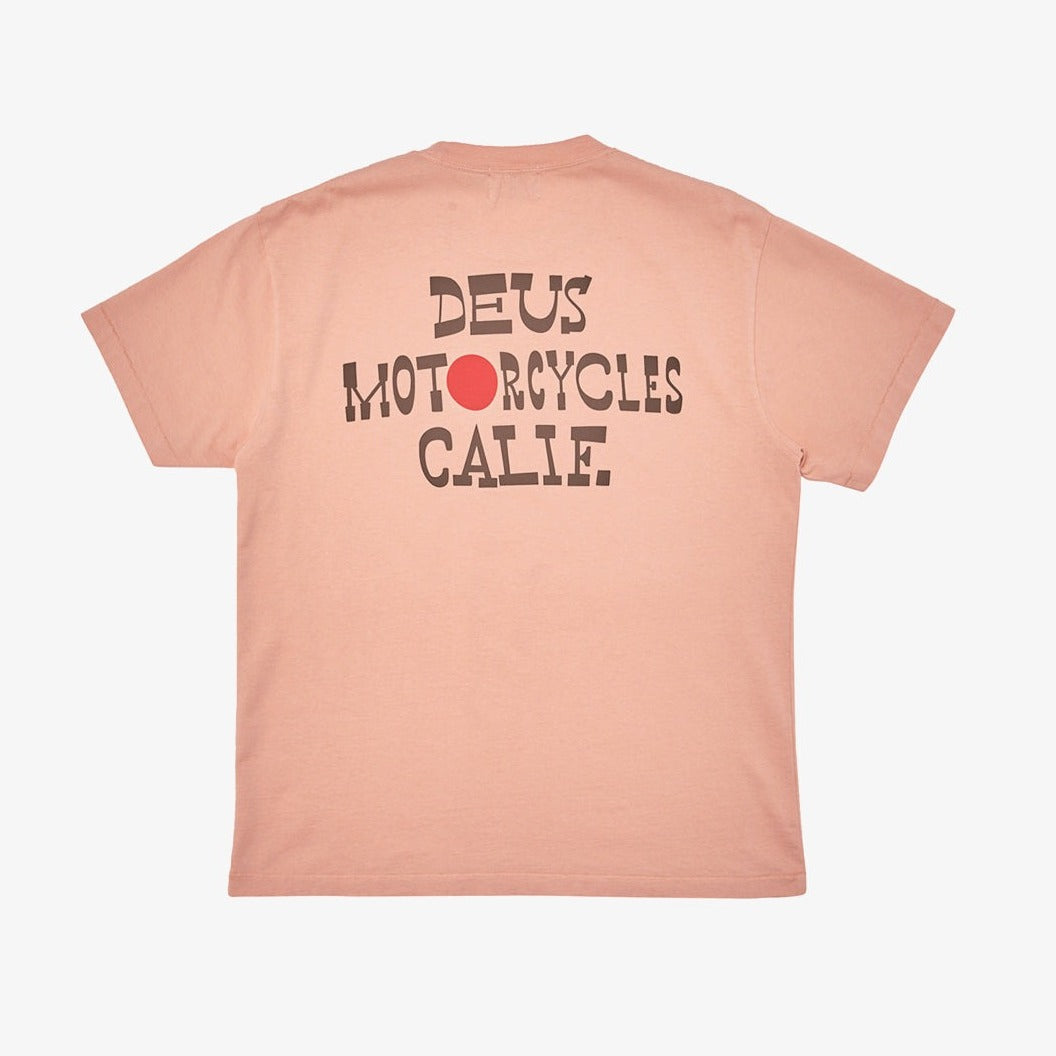 Deus Ex Machina Verlaine T-Shirt - Coral Pink
