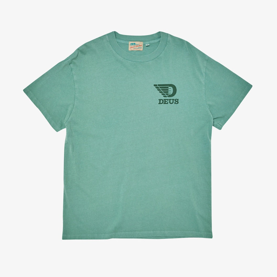 Deus Ex Machina Grill T-Shirt - Sea Foam