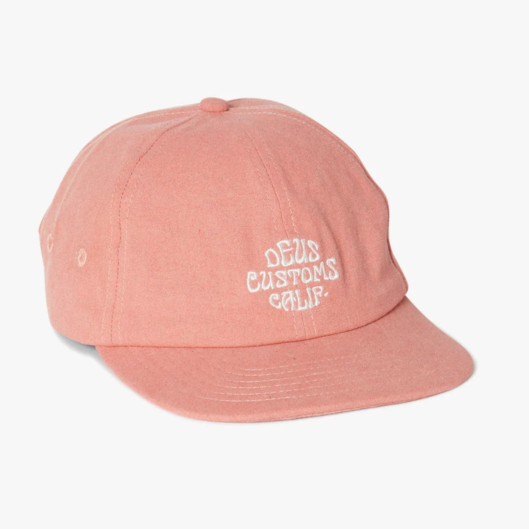 Deus Ex Machina Garden Cap - Coral Pink