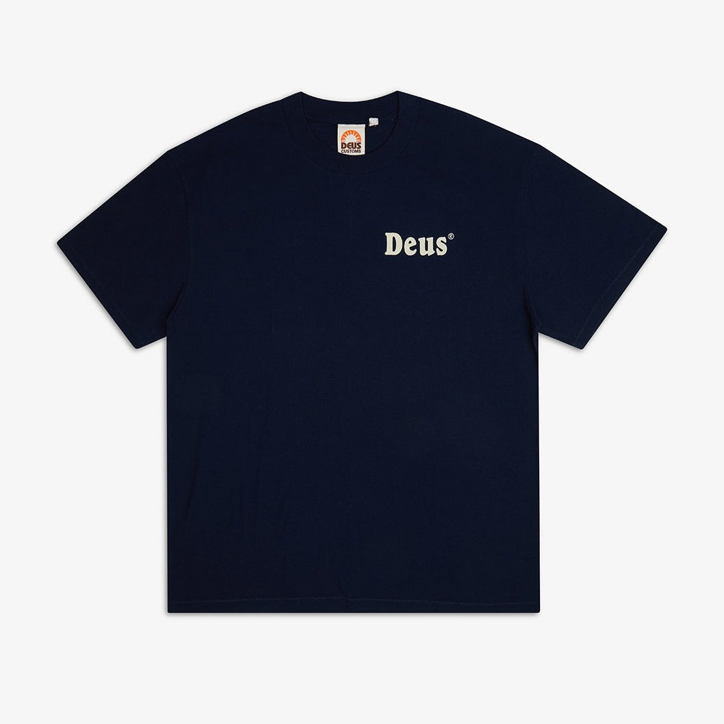 Deus Wobbles T-Shirt - Navy