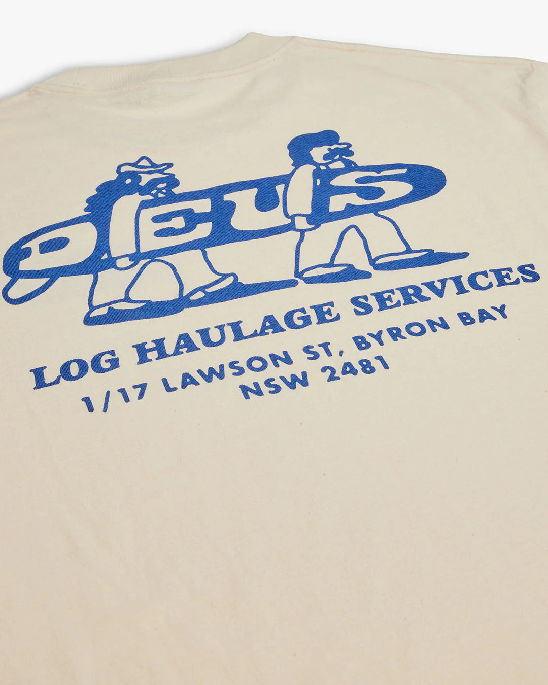 Deus Log Haul T-Shirt - Dirty White