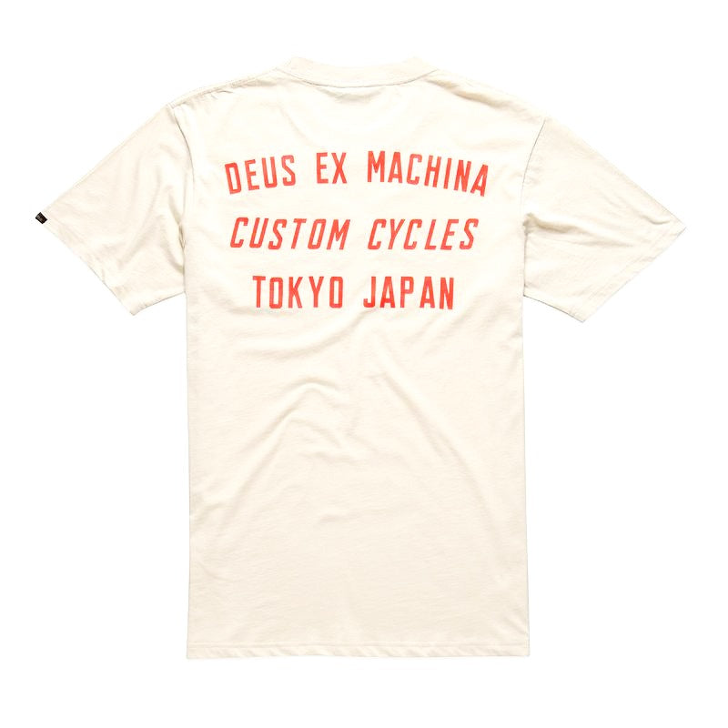 Deus Ex Machina Speed Stix T-Shirt - Vintage White