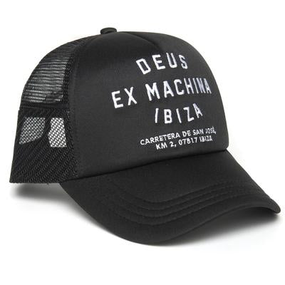 Deus Ex Machina Ibiza Address Trucker - Black