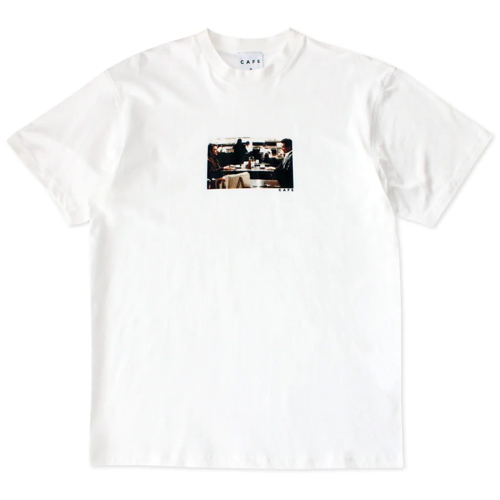 Skateboard Cafe Diner T-Shirt - White