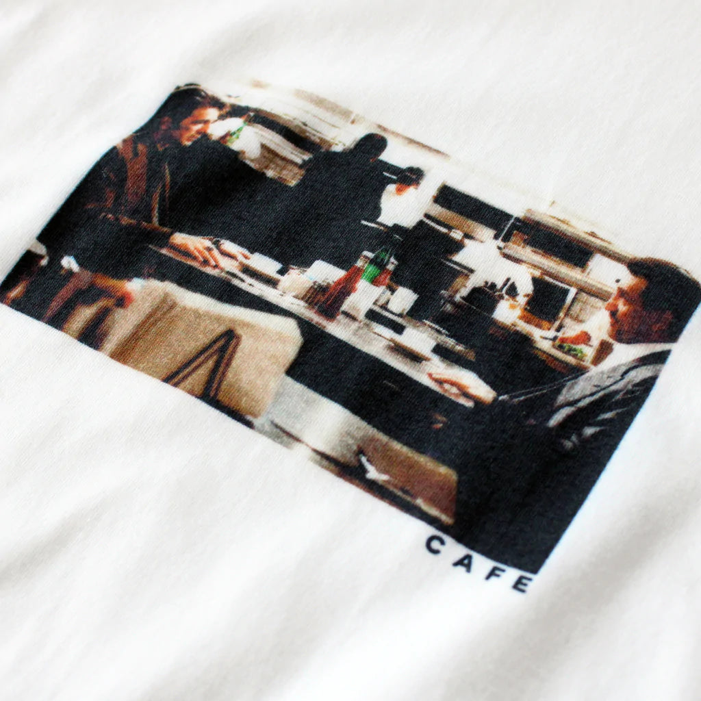 Skateboard Cafe Diner T-Shirt - White