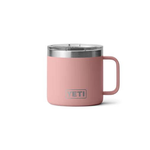 Yeti Rambler 14oz Mug - Sandstone Pink