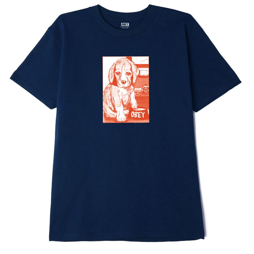 Obey Paws T-Shirt - Navy