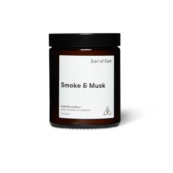 Earl Of East 170ml Candle : Smoke &amp; Musk