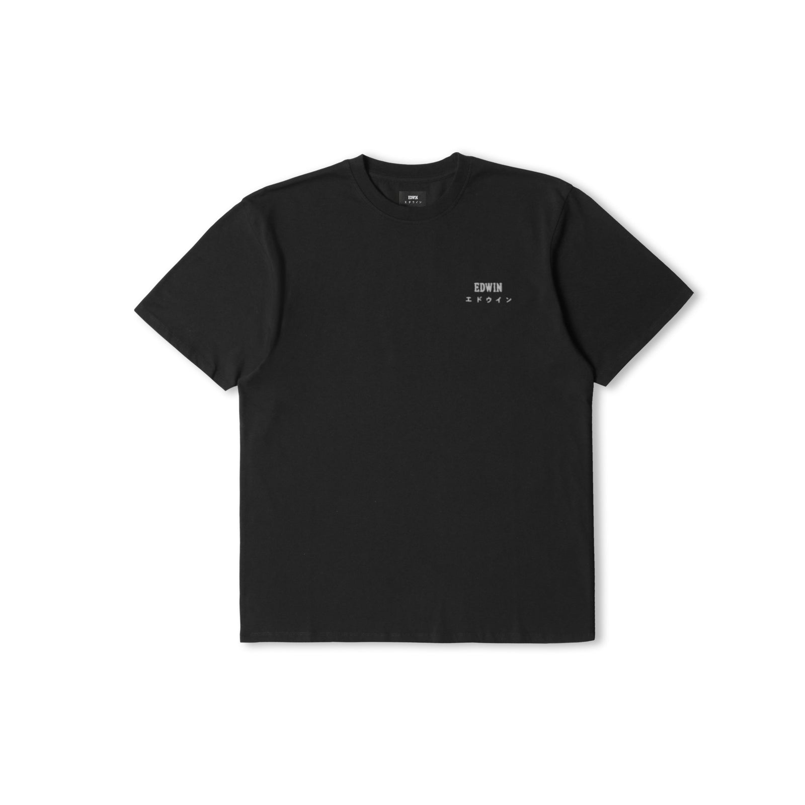 Edwin Logo Chest T-Shirt - Black