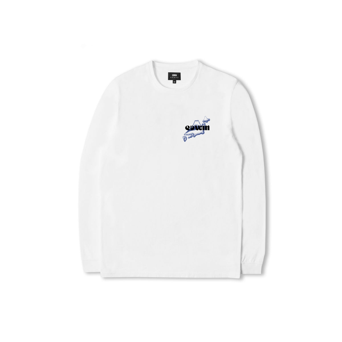 Edwin Map LS T-Shirt - White