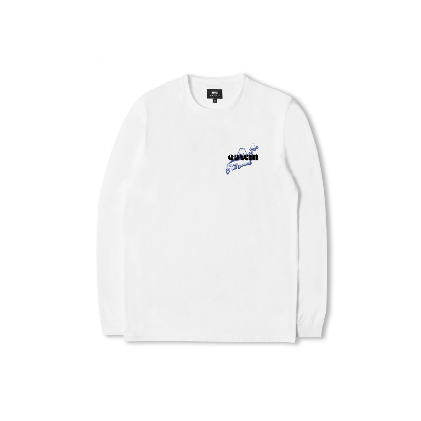 Edwin Map LS T-Shirt - White