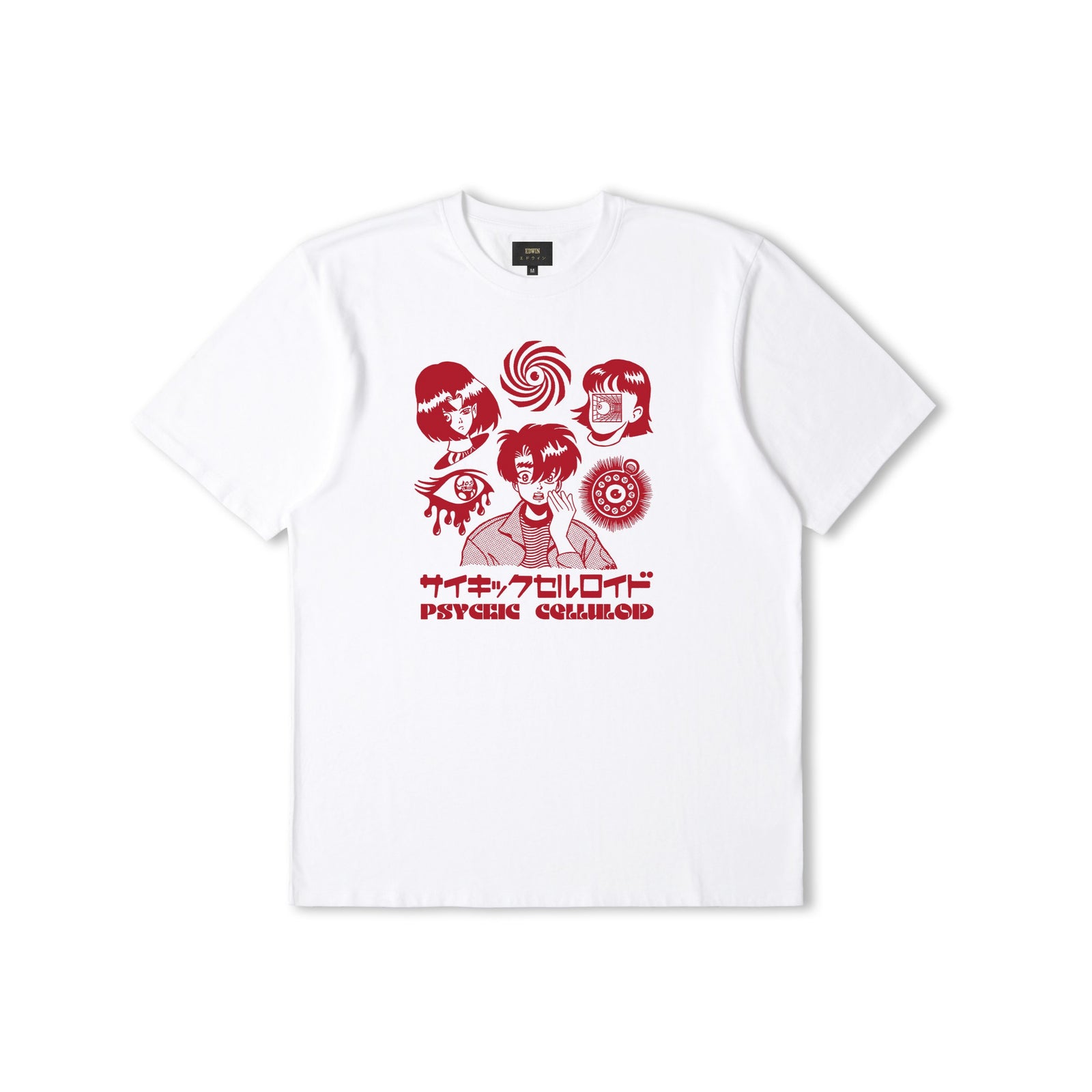 Edwin Psychic Celluloid T-Shirt - White
