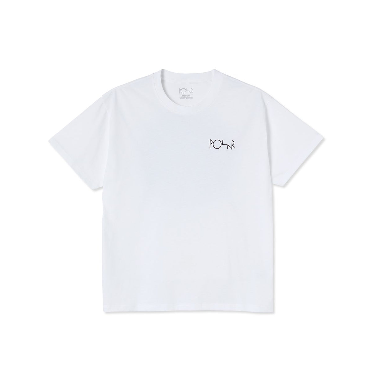Polar Skate Co Fill Logo T-Shirt - White / Blue