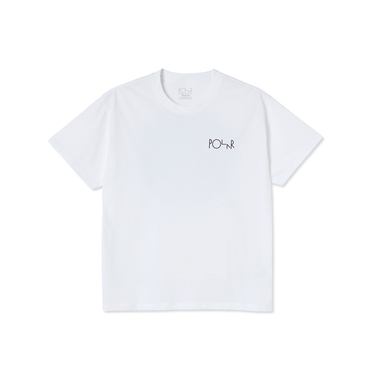 Polar Skate Co Fill Logo T-Shirt - White / Blue