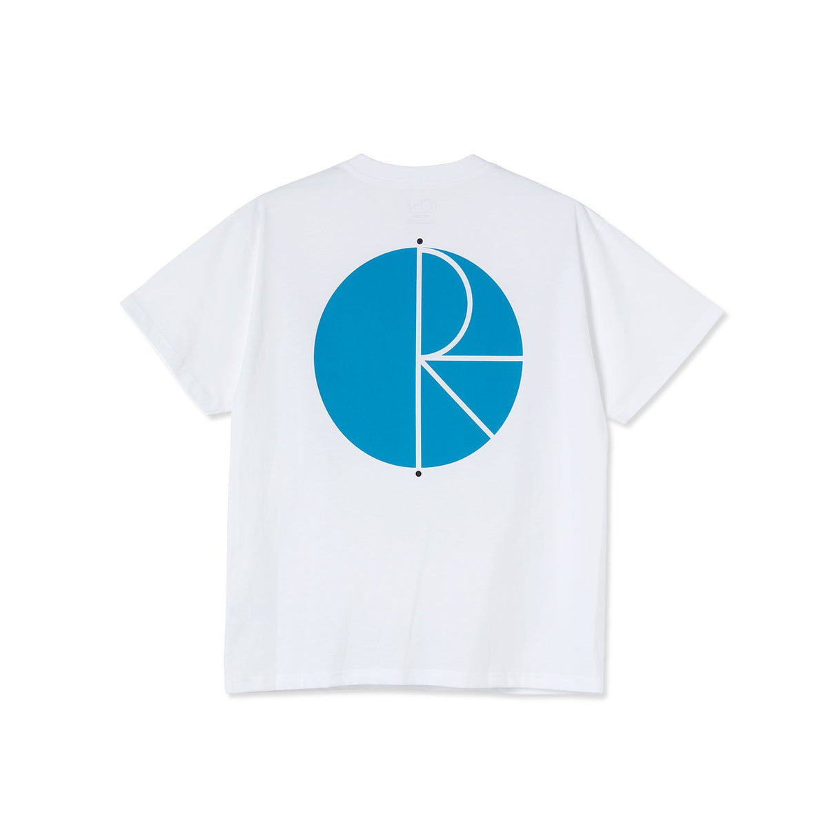 Polar Skate Co Fill Logo T-Shirt - White / Blue