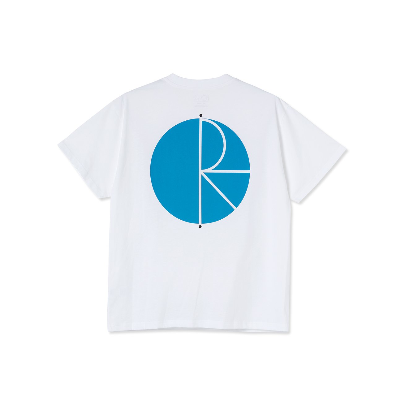 Polar Skate Co Fill Logo T-Shirt - White / Blue