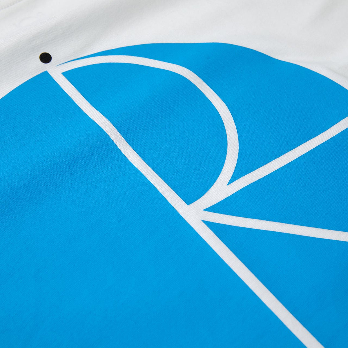 Polar Skate Co Fill Logo T-Shirt - White / Blue