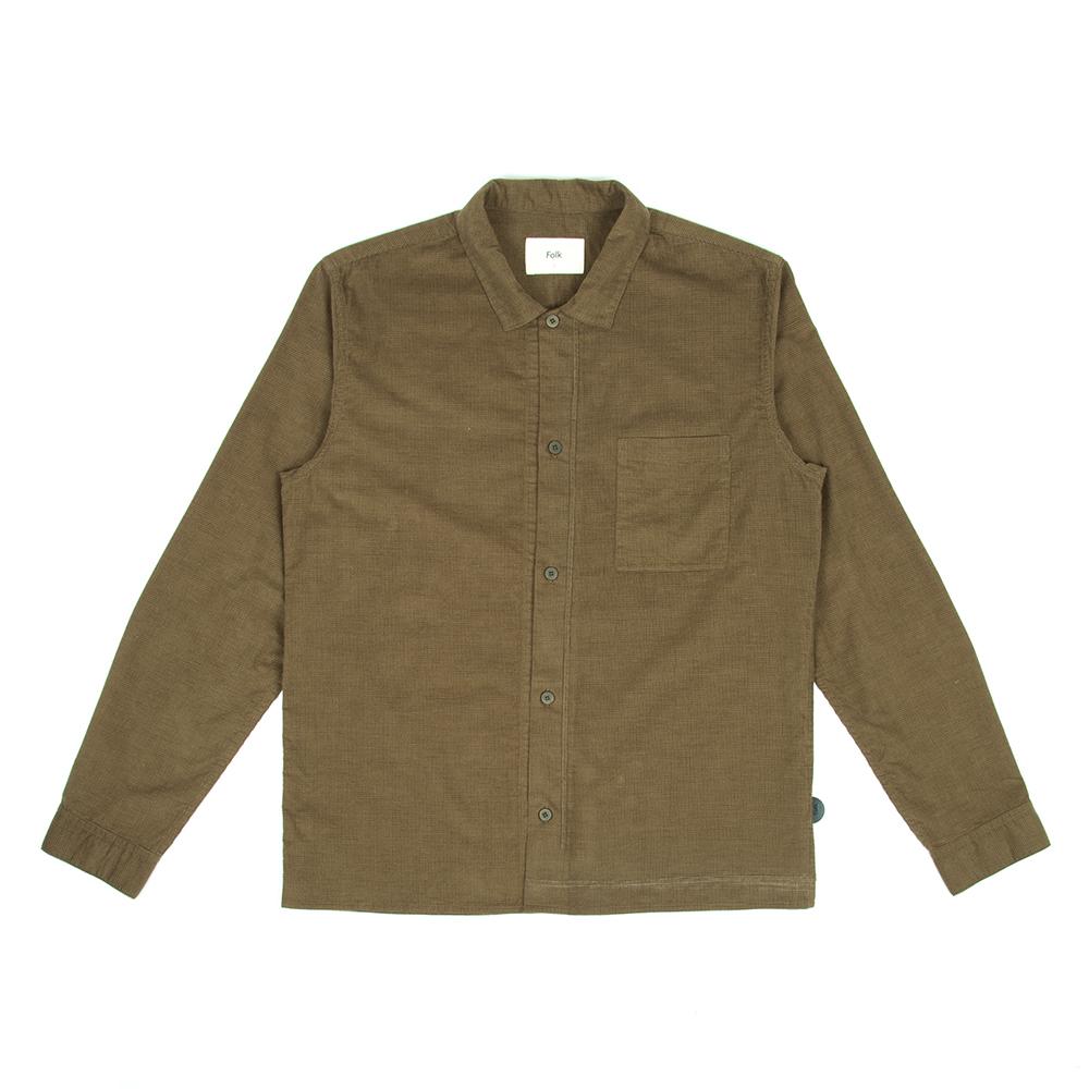 Folk Emboss Shirt Tobacco