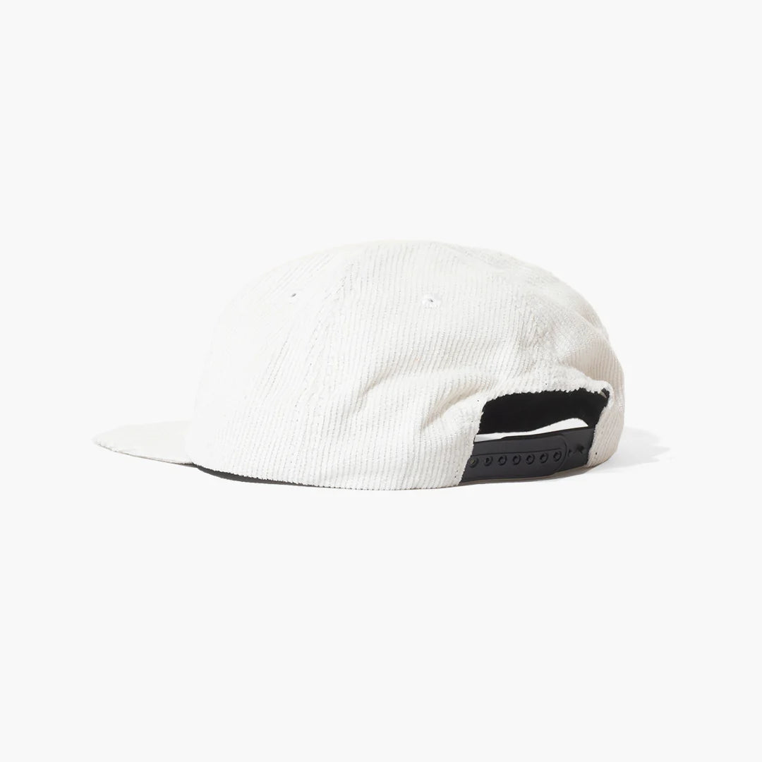 Parlez Flag Cord 6 Panel Cap - Ecru