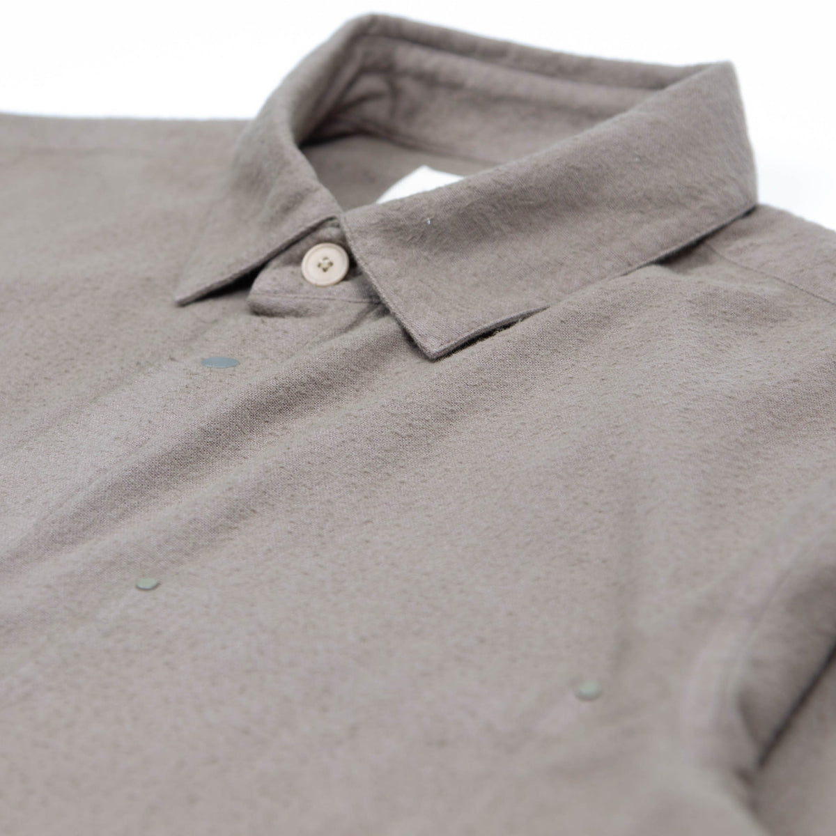 Folk Stitch Pocket Shirt - Peat