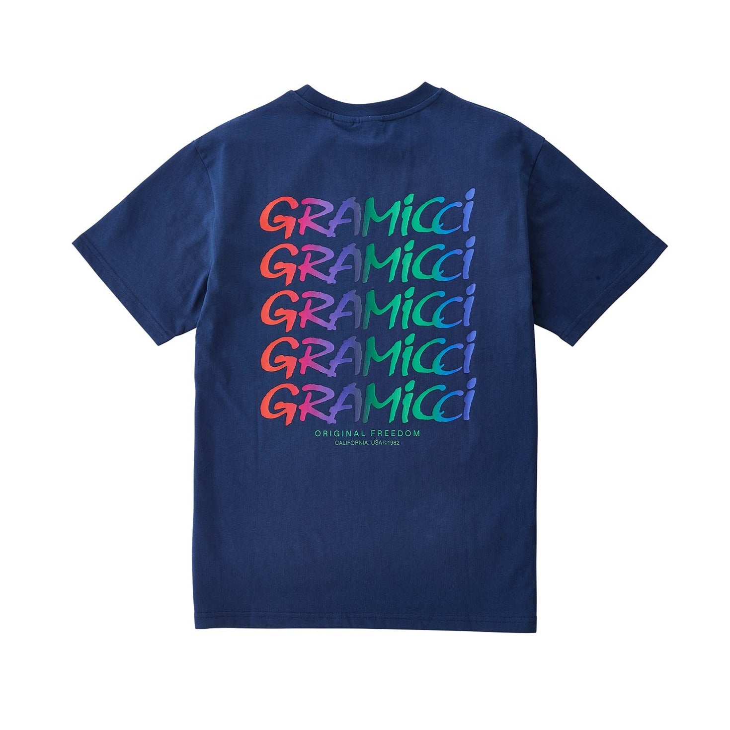 Gramicci Stacked T-Shirt - Navy