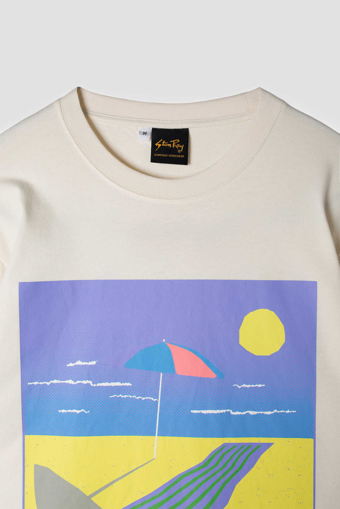 Stan Ray Hardly Working LS T-Shirt - Natural
