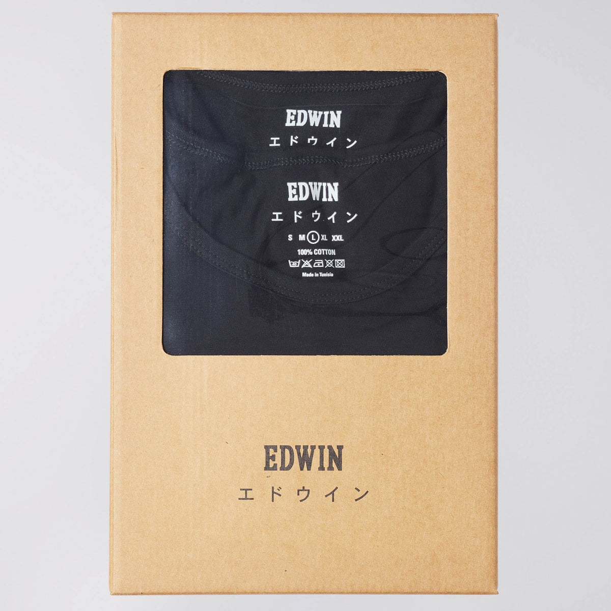 Edwin Double Pack T-Shirt - Black