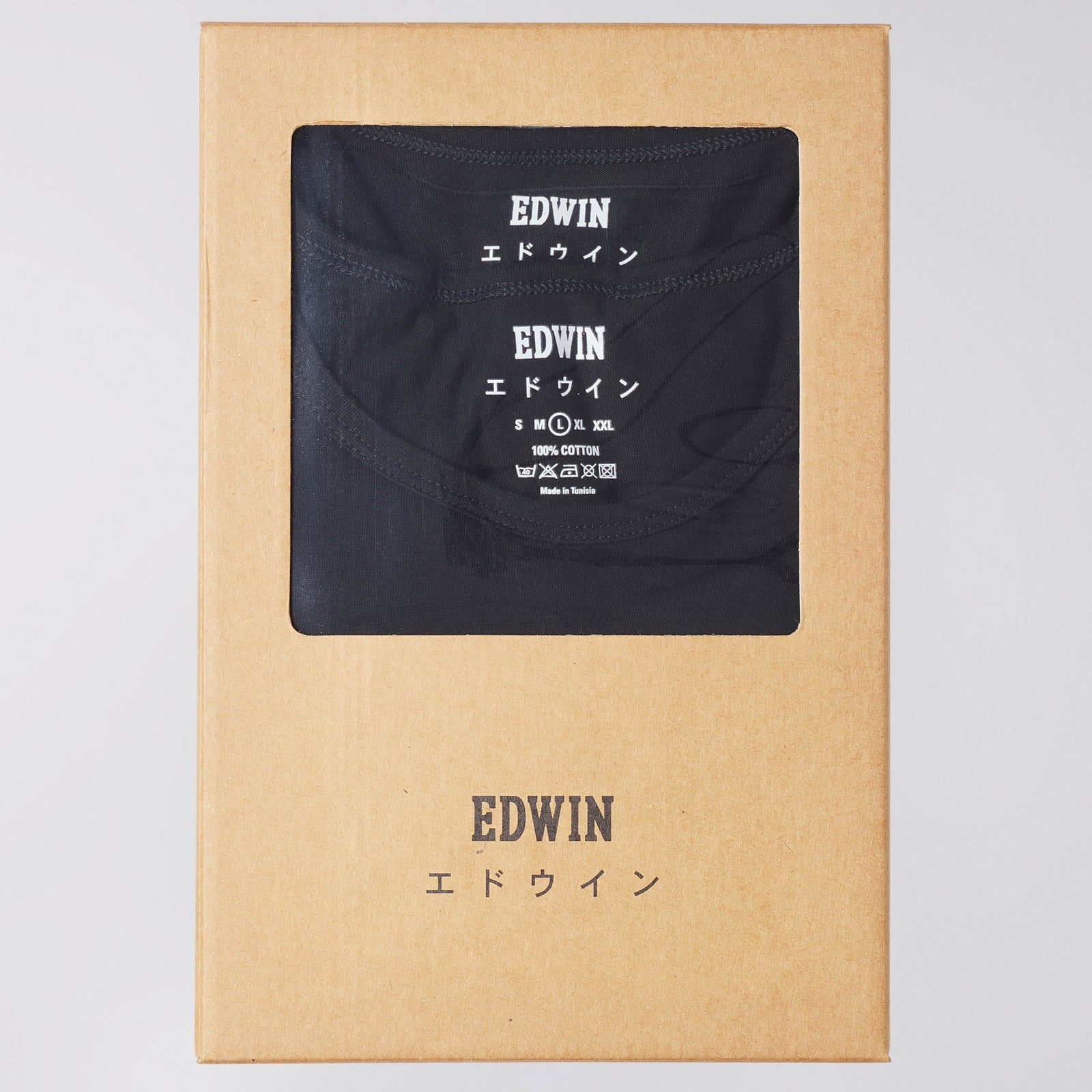 Edwin Double Pack T-Shirt - Black
