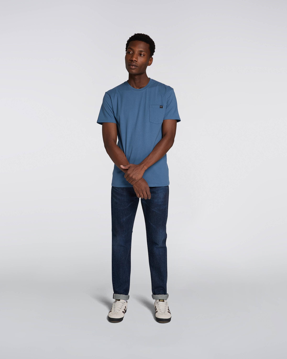 Edwin Pocket T-Shirt - Bering Sea
