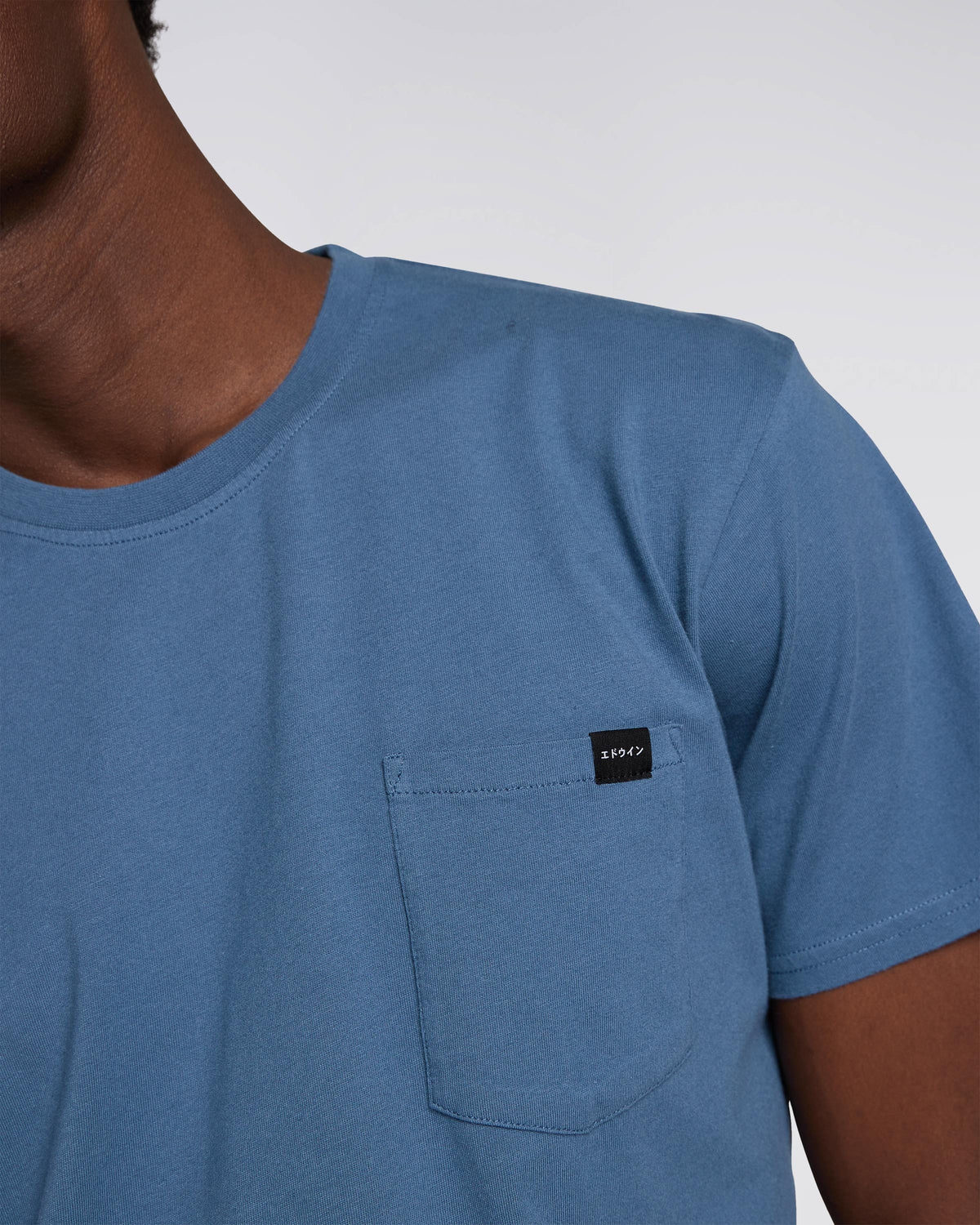 Edwin Pocket T-Shirt - Bering Sea