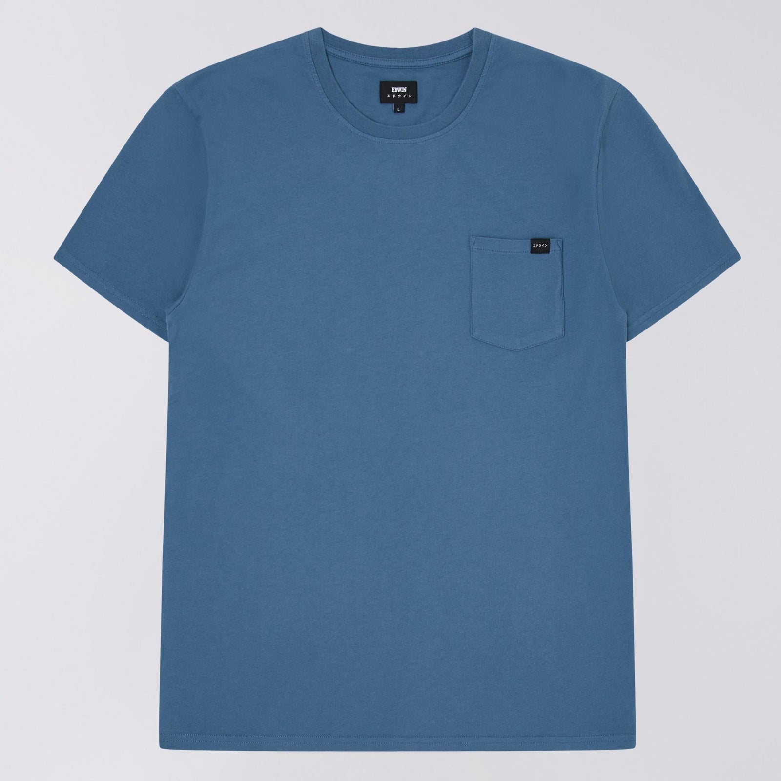 Edwin Pocket T-Shirt - Bering Sea